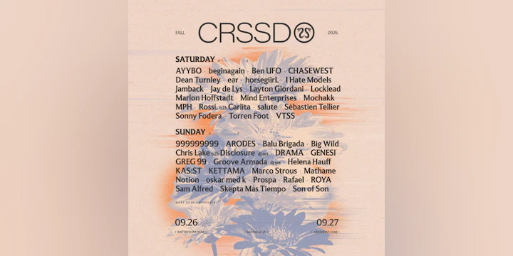 Crssd Festival Fall '26
