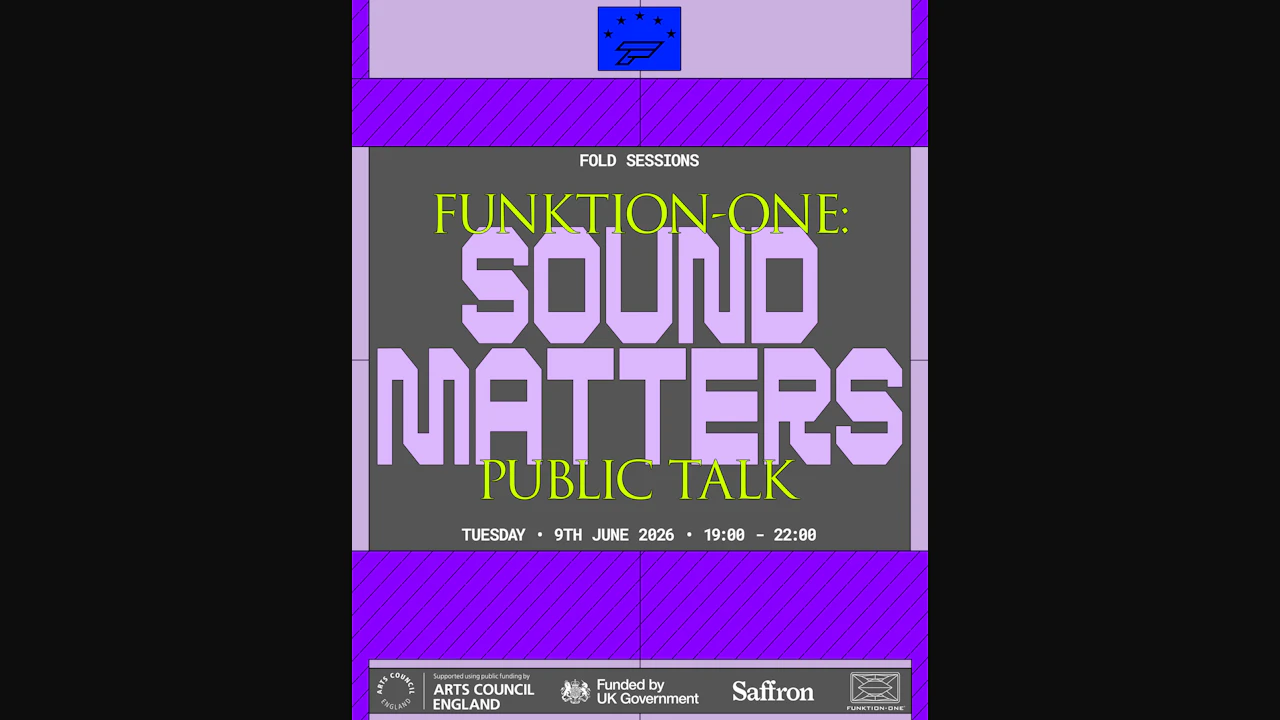 FOLD Sessions: 'Funktion-One: Sound Matters'