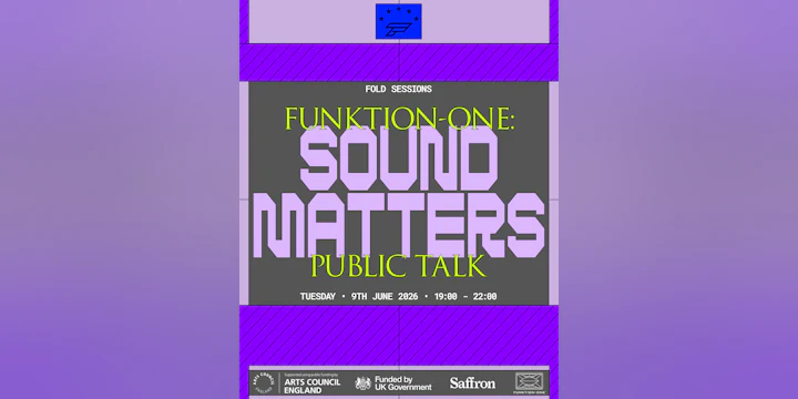 FOLD Sessions: 'Funktion-One: Sound Matters'