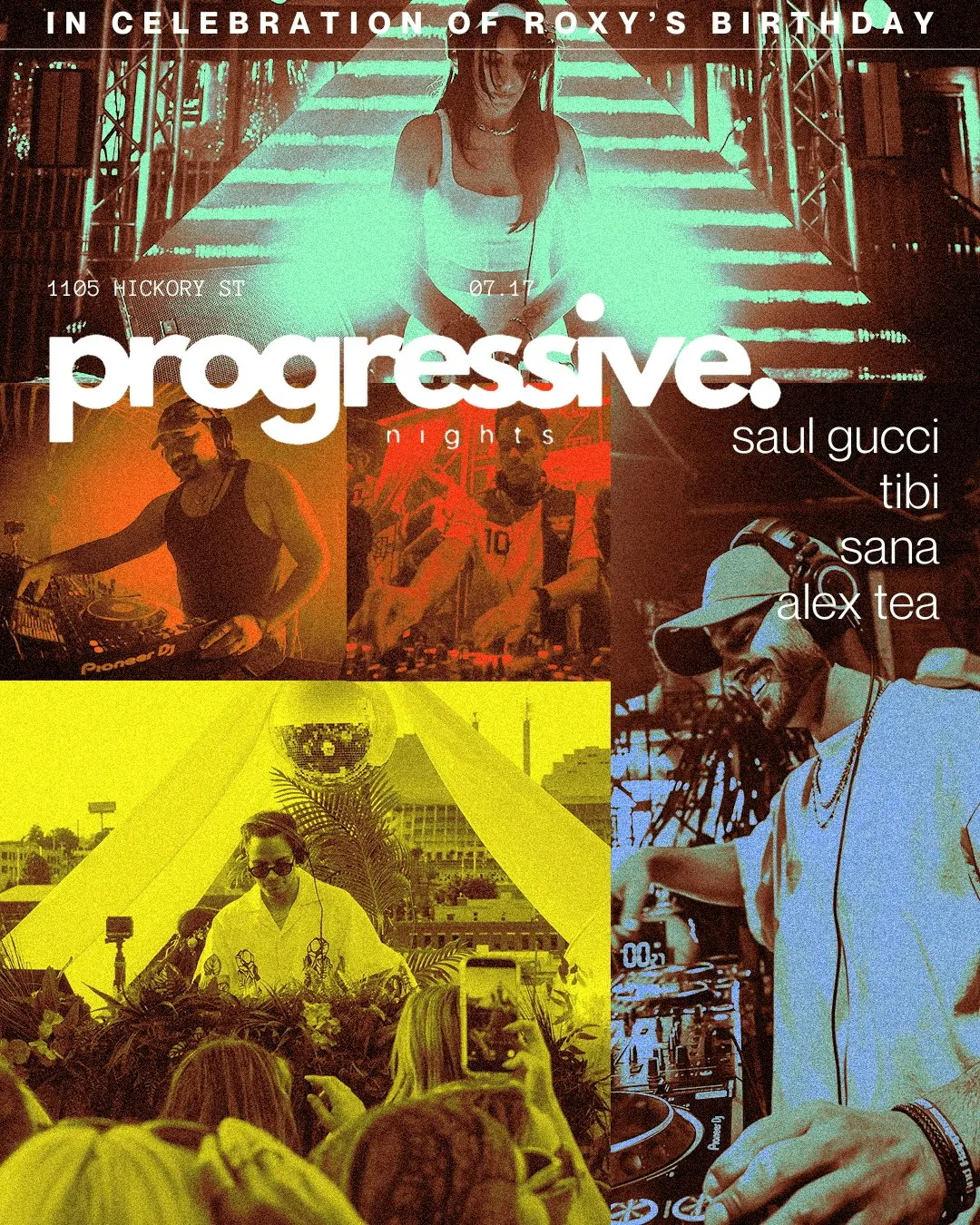 Progressive Nights ft. Saul Gucci, Tibi, Sana, Alex Tea
