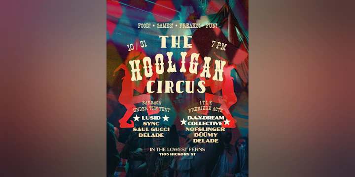 NOMADA Halloween 10.31: Hooligan Circus ft. LuSiD