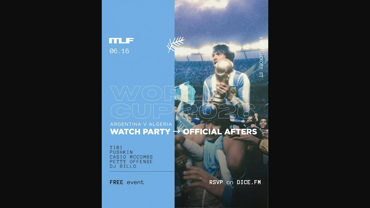 'Watch Party 8PM / After Party' 10PM ft. TIBI, Pushkin, Casio McCombs, Petty Offense, DJ Billo 6.16 (free entry)