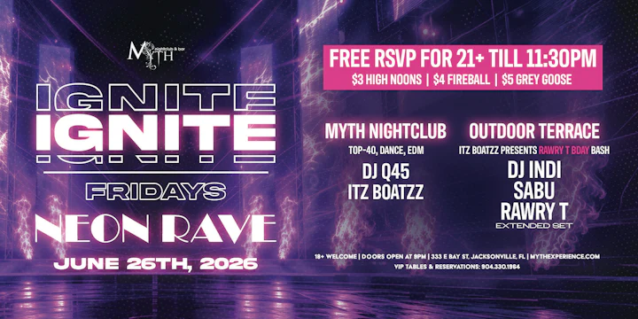 Nightclub Presents: Ignite Fridays - Neon Rave