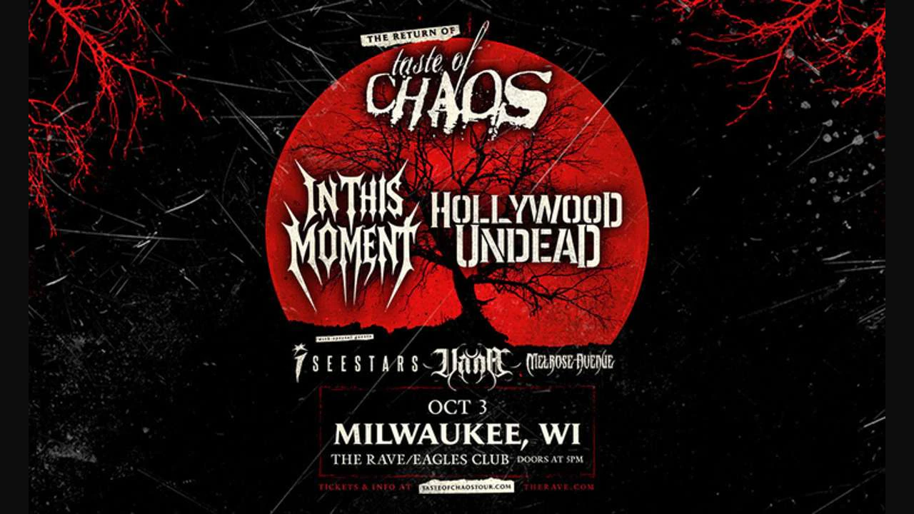 In This Moment, Hollywood Undead, I See Stars, Vana, and Melrose Avenue