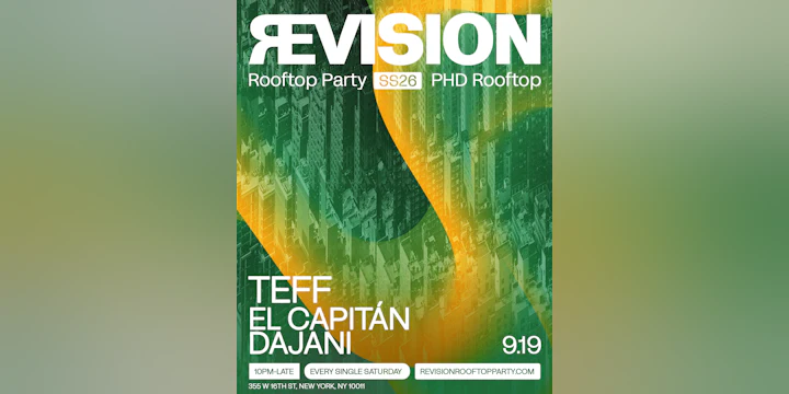revision rooftop party