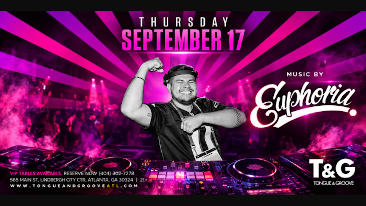 Tongue And Groove Thrsdy w/ DJ Euphoria+ Eduardo Franco - Perreologia