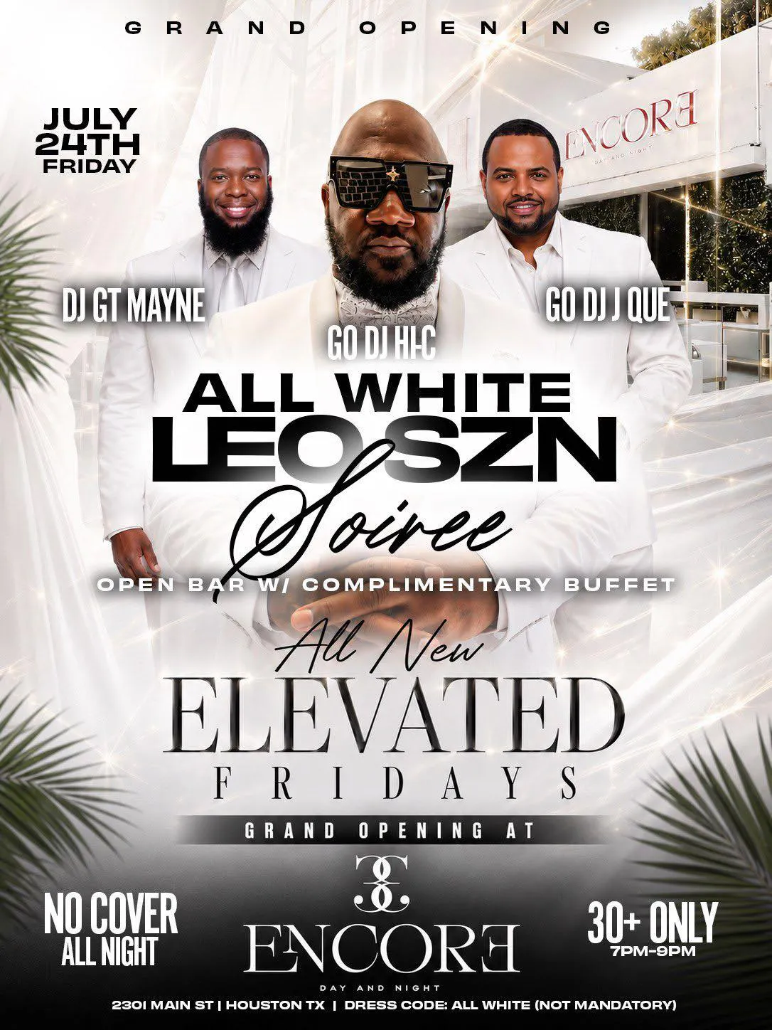 Elevated Fridays: All White Party 30+