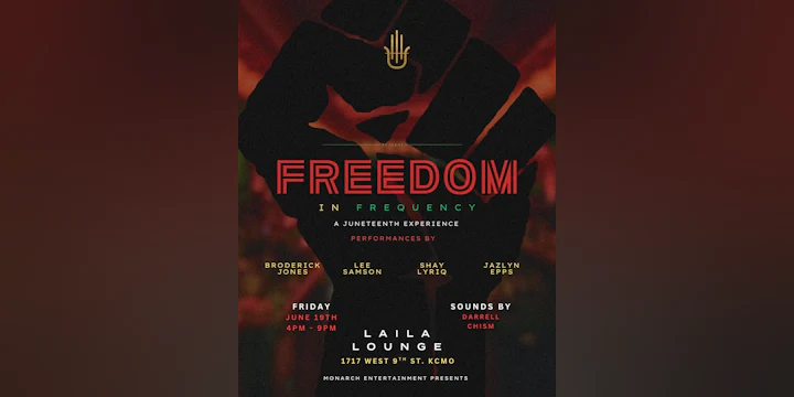 Freedom in Frequency (At Trifecta - Laila's Patio) - A Juneteenth live music experience
