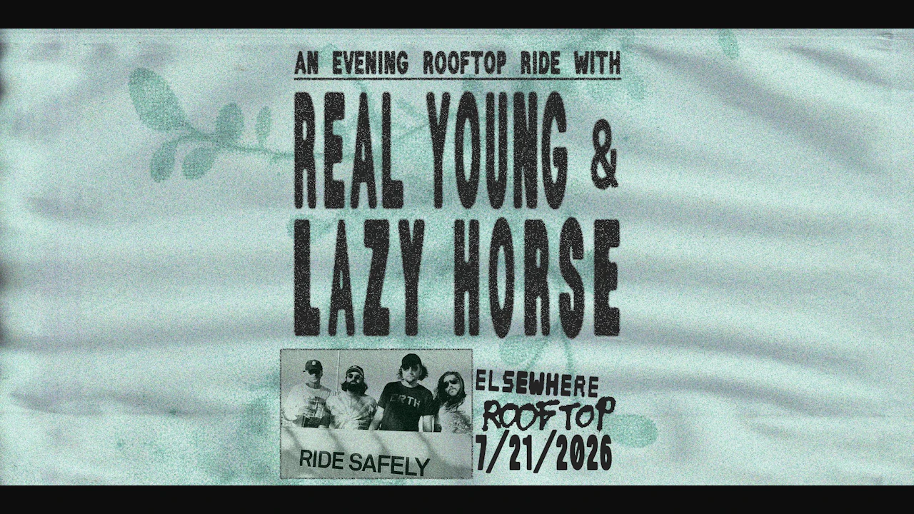 An Evening Rooftop Ride with Real Young & Lazy Horse