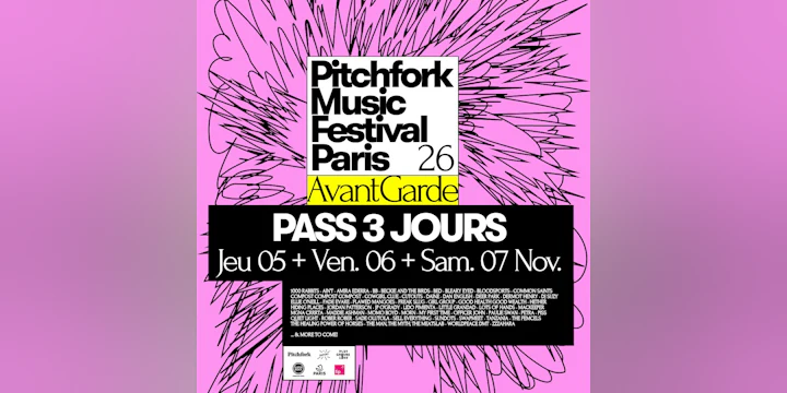 PASS 3 JOURS - Pitchfork Avant-Garde 2026