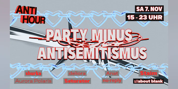 ANTIHOUR - Party minus Antisemitismus