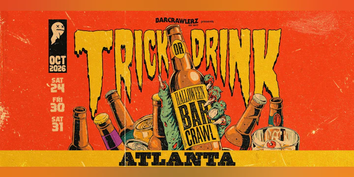 Trick or Drink: Atlanta Halloween Bar Crawl (3 Days)