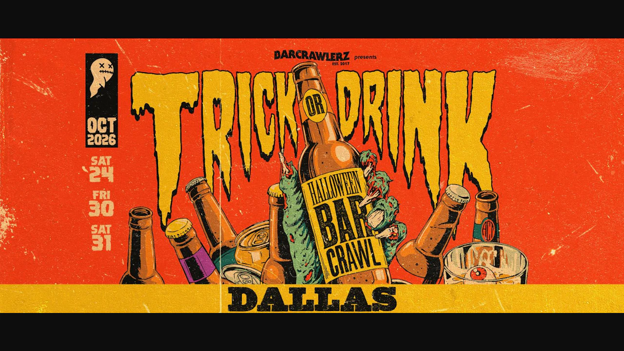 Trick or Drink: Dallas Halloween Bar Crawl (3 Days)