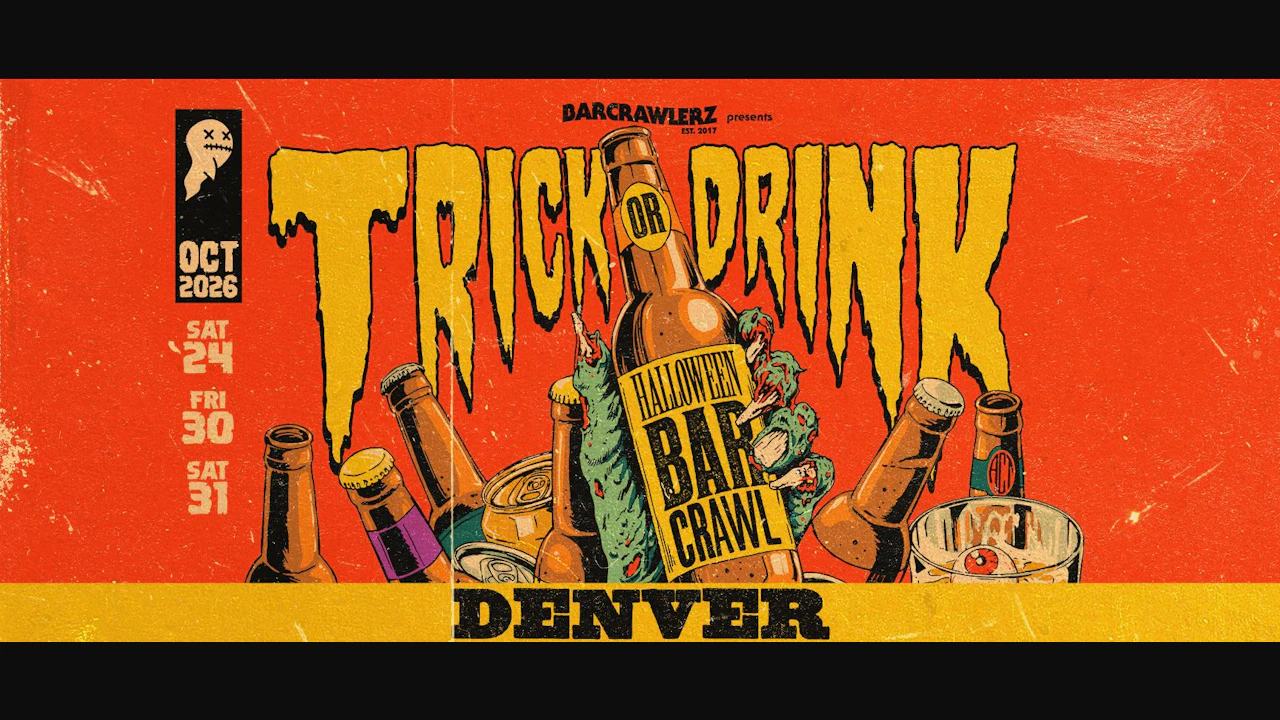 Trick or Drink: Denver Halloween Bar Crawl (3 Days)