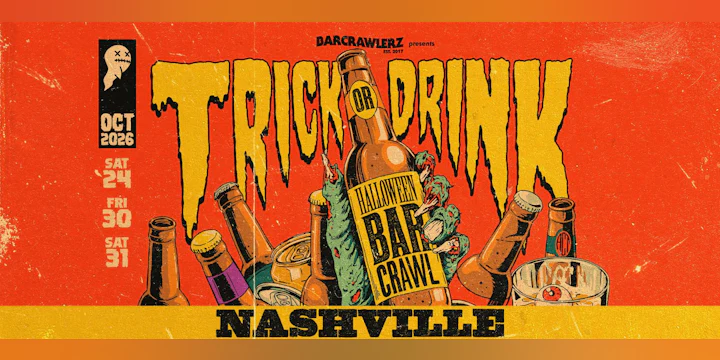 Trick or Drink: Nashville Halloween Bar Crawl (3 Days)