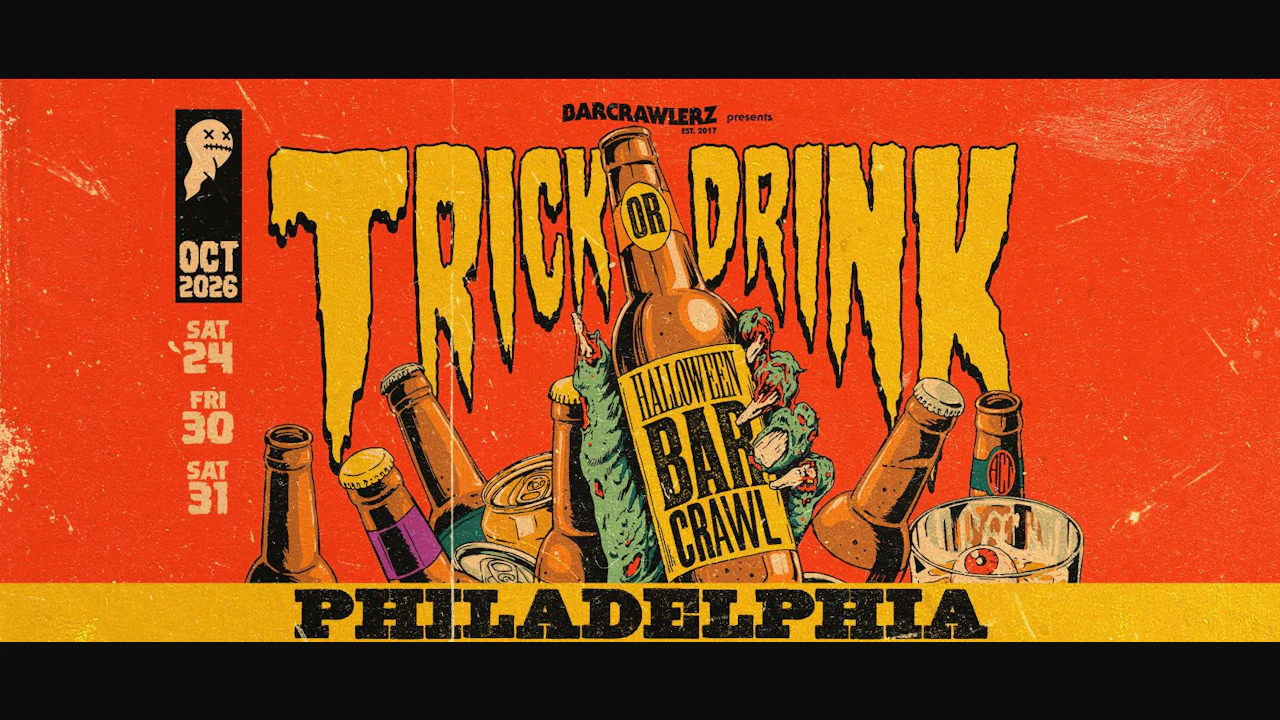 Trick or Drink: Philadelphia Halloween Bar Crawl (3 Days)
