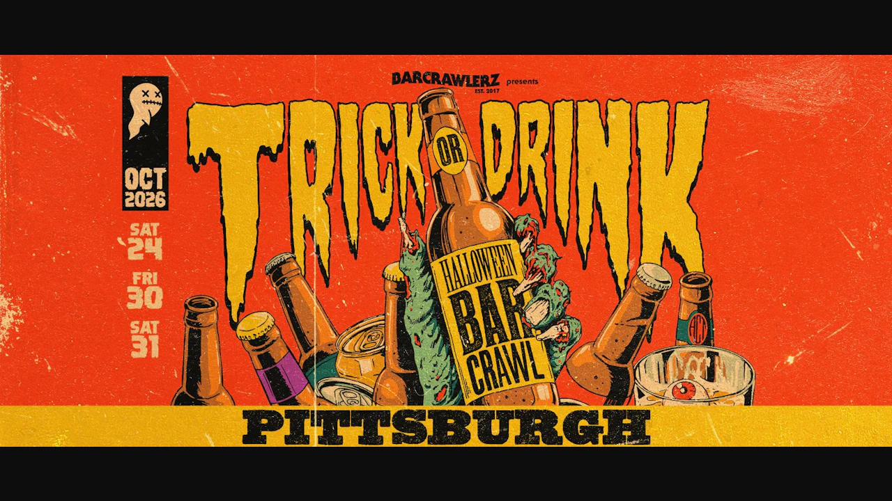 Trick or Drink: Pittsburgh Halloween Bar Crawl (3 Days)