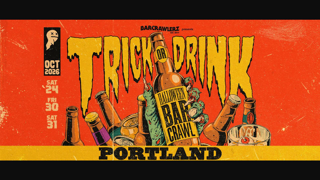 Trick or Drink: Portland Halloween Bar Crawl (3 Days)