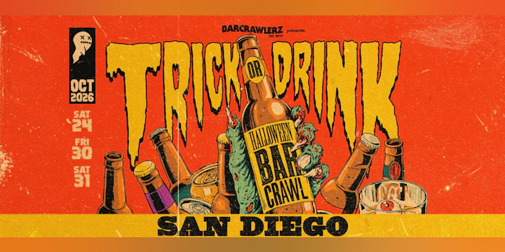 Trick or Drink: San Diego Halloween Bar Crawl (3 Days)