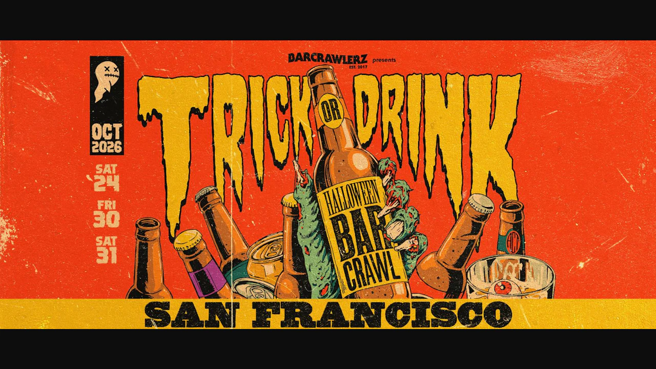 Trick or Drink: San Francisco Halloween Bar Crawl (3 Days)