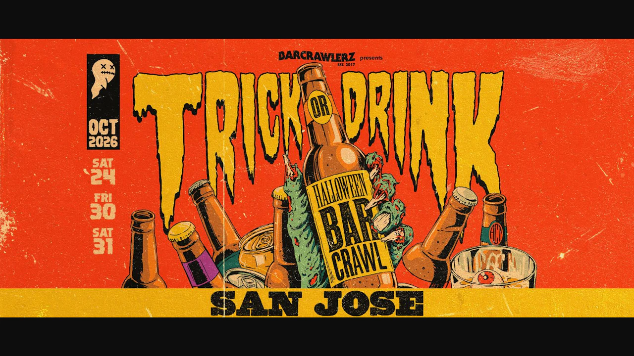 Trick or Drink: San Jose Halloween Bar Crawl (3 Days)