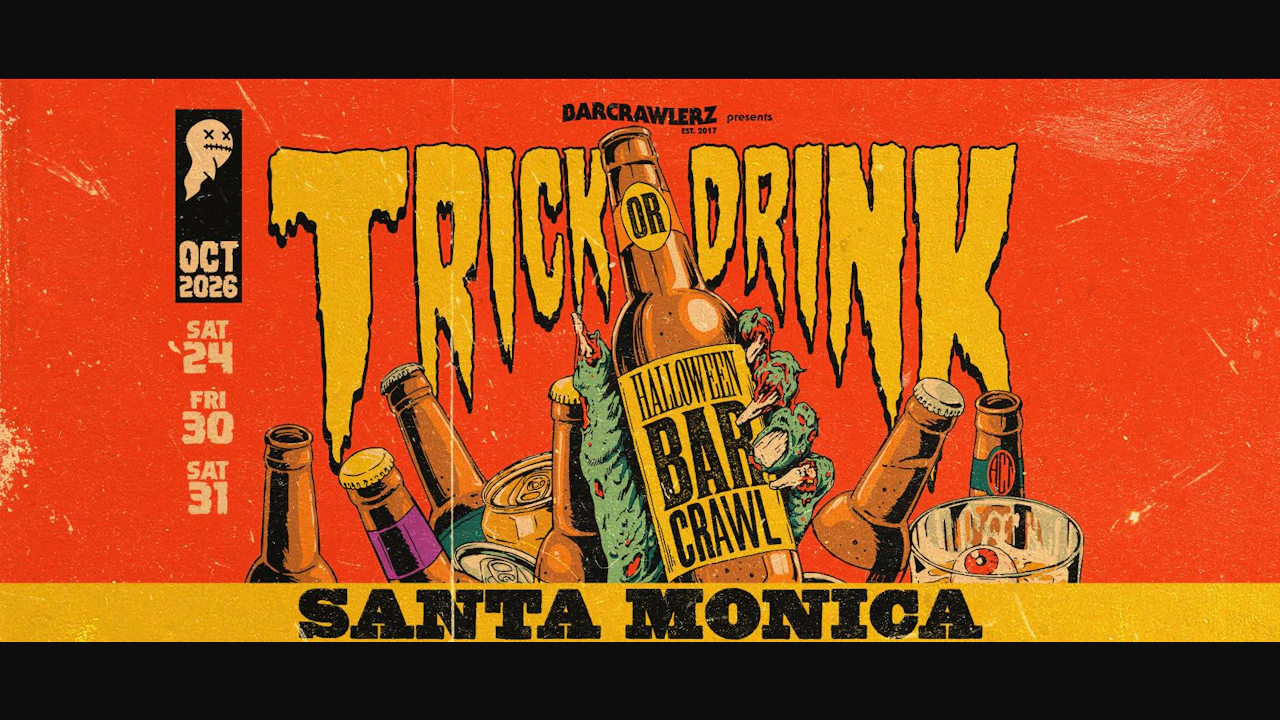 Trick or Drink: Santa Monica Halloween Bar Crawl (3 Days)