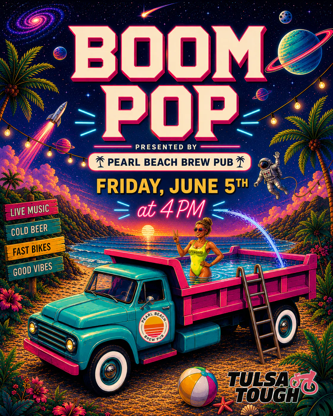BOOM POP! Official Tulsa Tough Blue Dome After Party