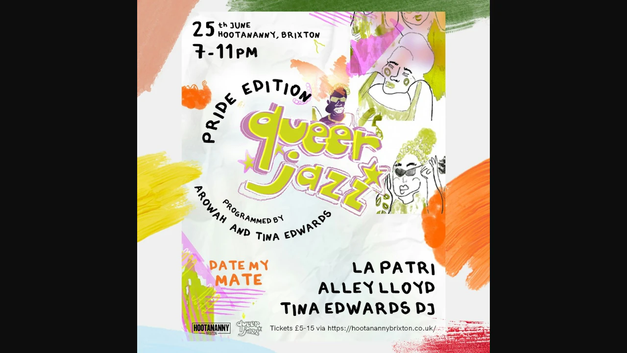 Queer Jazz Pride Edition: Live music, DJ and ‘Date My Mate’