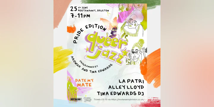 Queer Jazz Pride Edition: Live music, DJ and ‘Date My Mate’