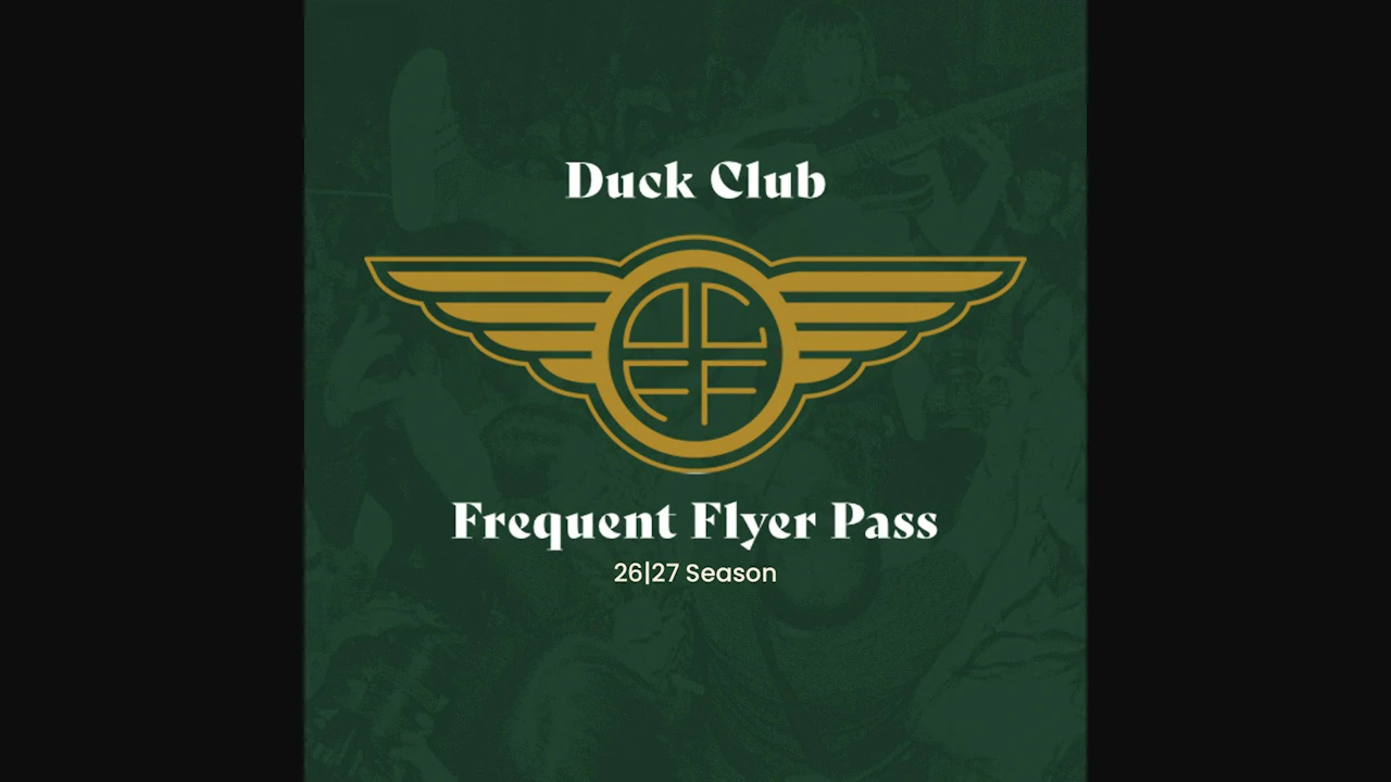 Duck Club Frequent Flyer Pass 2026-2027