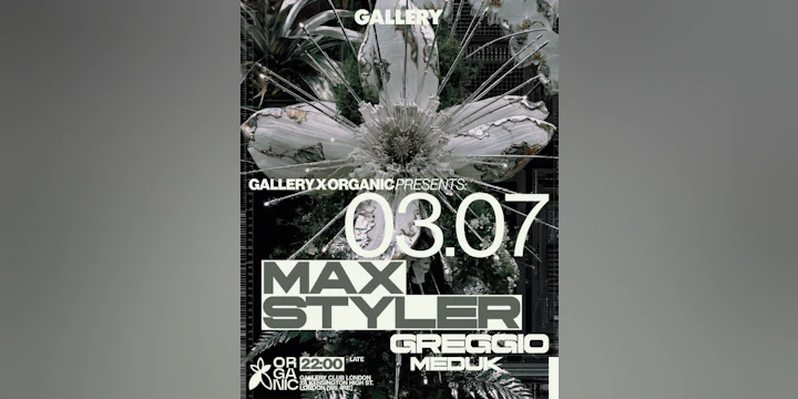 Gallery x Organic presents: Max Styler