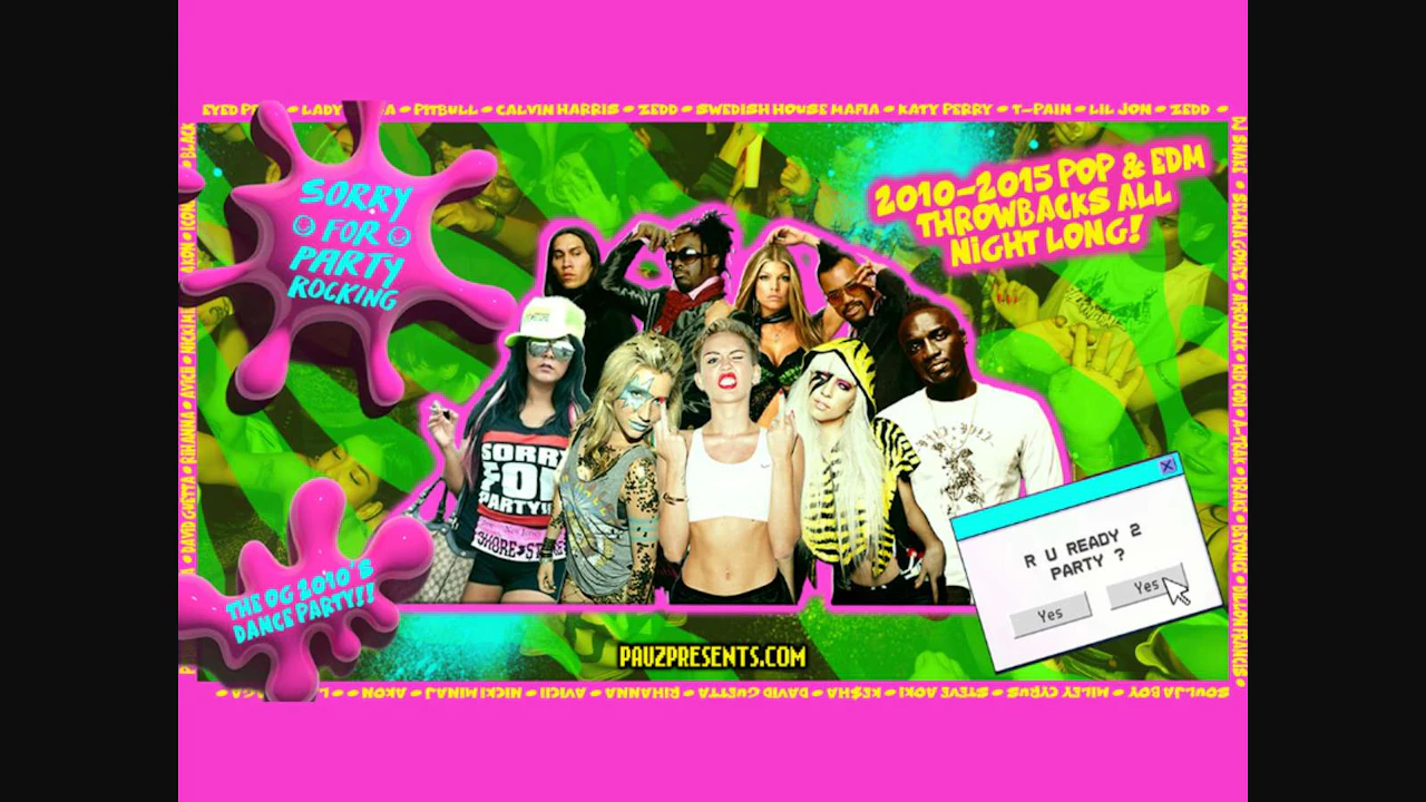 Sorry for Party Rocking (2010-2015 Pop & Edm All Night Long!)