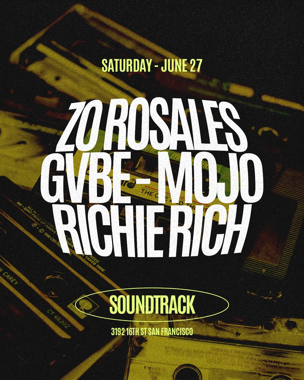 Soundtrack Saturdays @ Soundtrack SF 6/27/2026