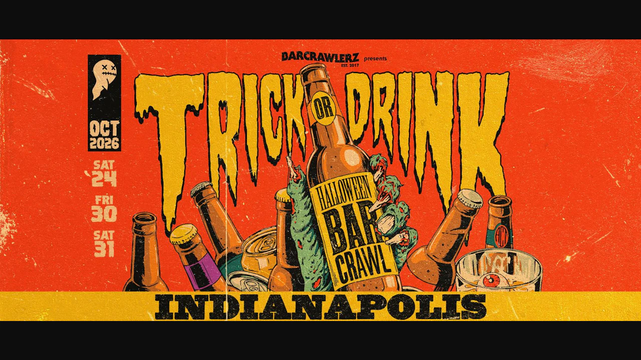 Trick or Drink: Indianapolis Halloween Bar Crawl (3 Days)