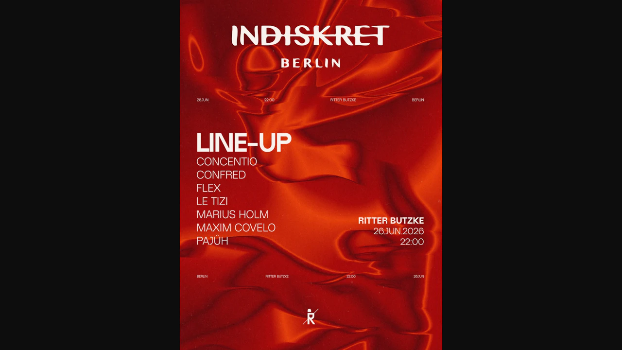 INDISKRET BERLIN Nighttime Open Air