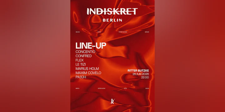 INDISKRET BERLIN Nighttime Open Air
