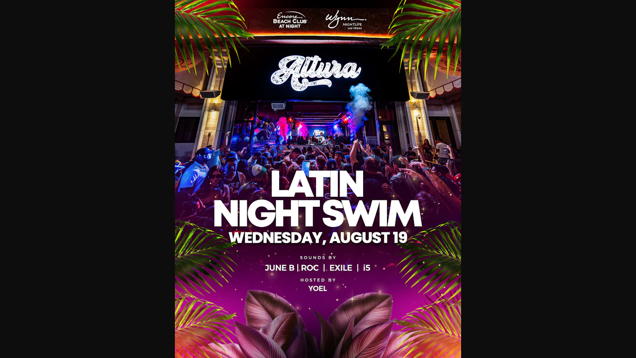 Altura Presents Latin Night Swim