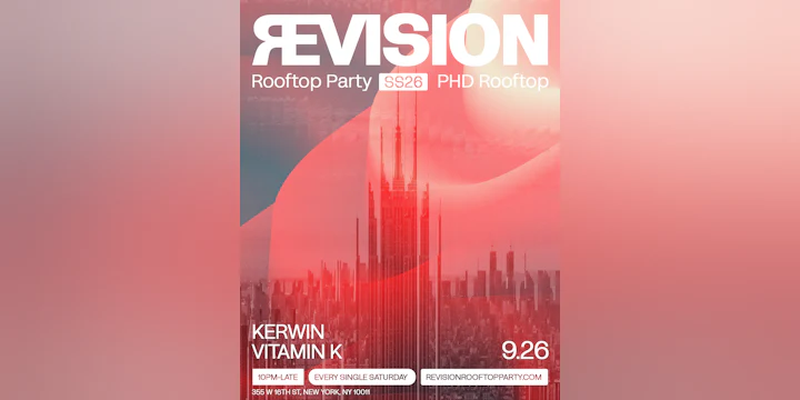 revision rooftop party