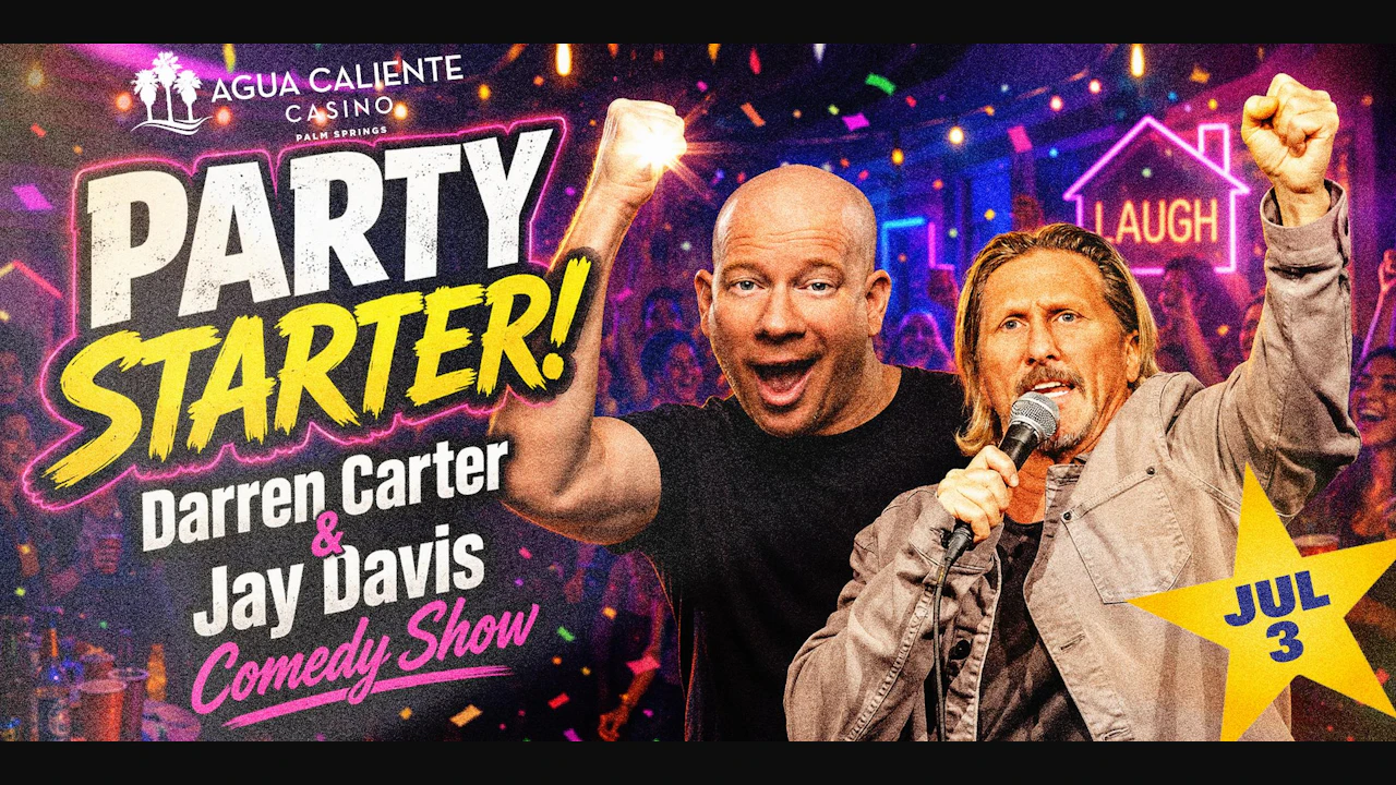 PARTY STARTER! Darren Carter & Jay Davis Comedy Show