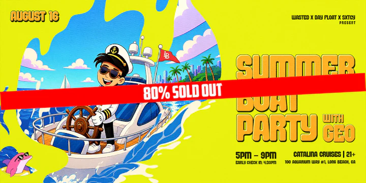 Long Beach: Summer Boat Party w/ GEO