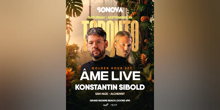 Âme Live - Konstantin Sibold: Toronto (Open Air)
