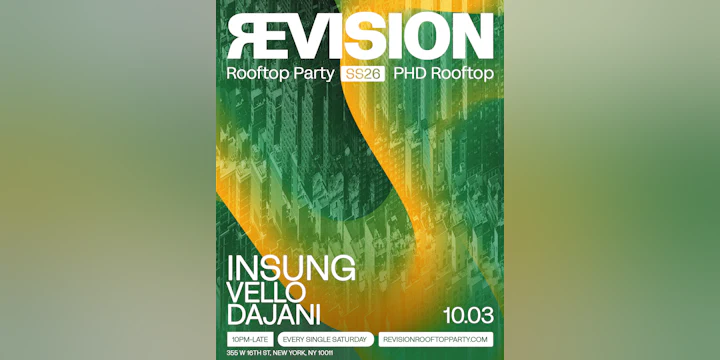 revision rooftop party