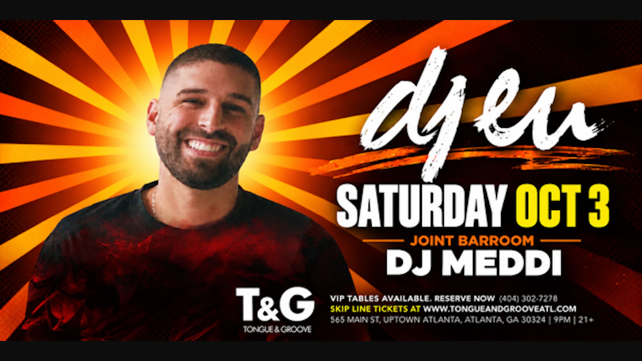 Satrday Night with DJ Eu & Meddi at T&g