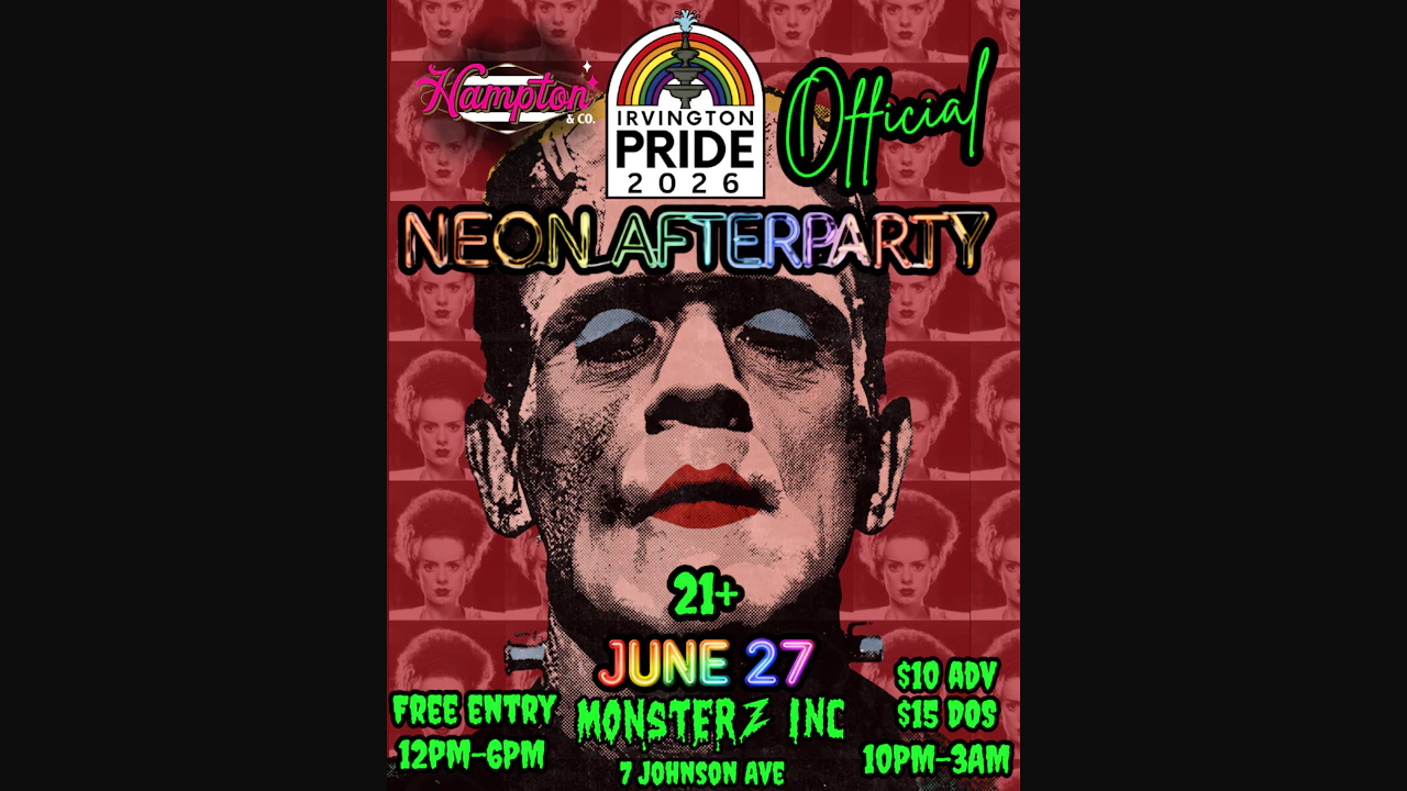 Irvington Pride Official NEON AFTERPARTY