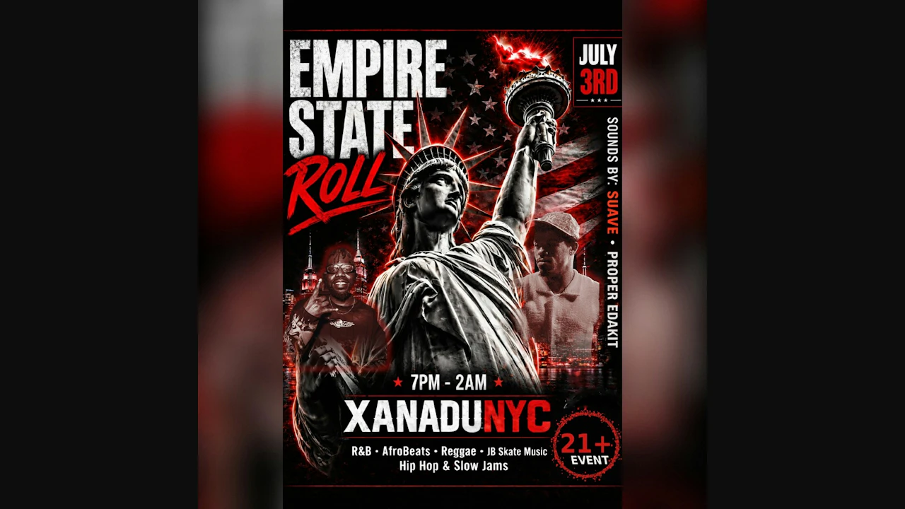 Empire State of Roll: DJ Suave, Proper Edakit & Lillian (skate all night)