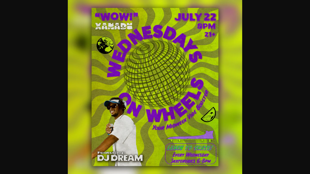 Wednesday on Wheels ft. DJ Dream (skate all night)