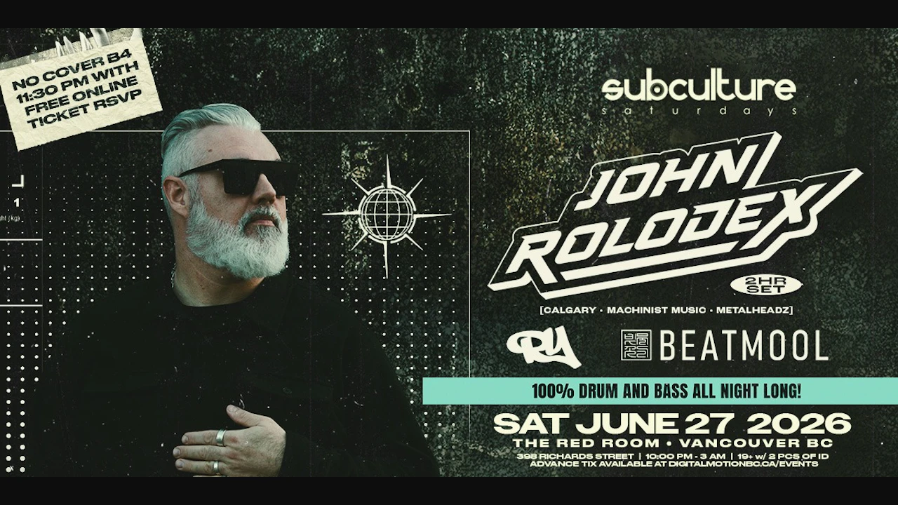 John Rolodex at SUBculture Saturdays
