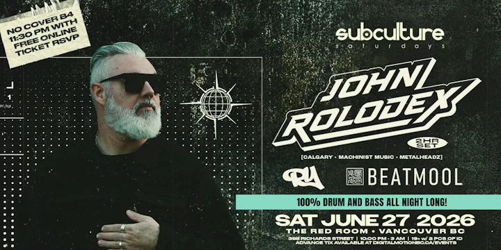 John Rolodex at SUBculture Saturdays