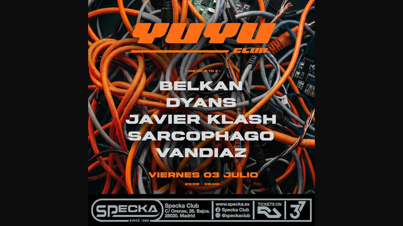 YUYU Techno Club I Specka Club