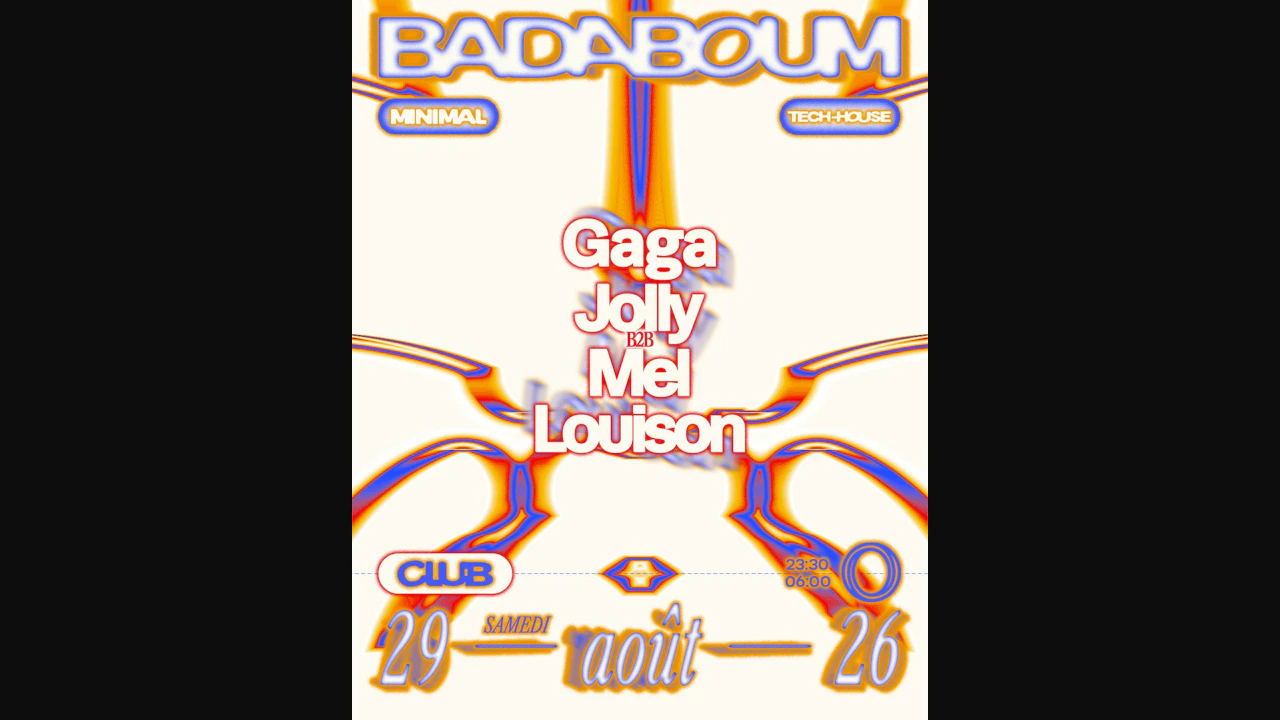 Club — Gaga, Jolly B2B Mel, Louison